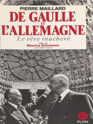 cover image of De Gaulle et l'Allemagne
